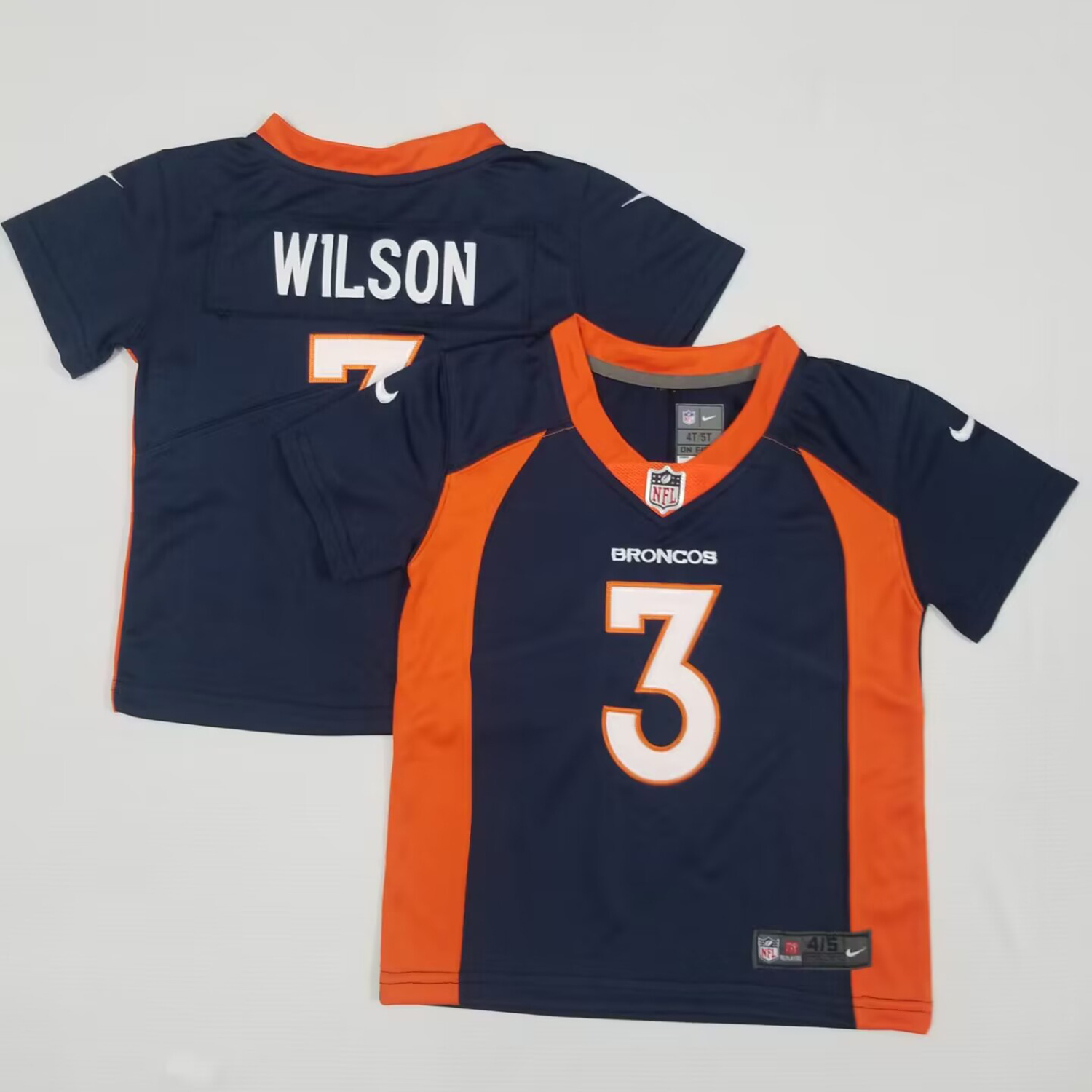 Toddler Nike Broncos #3 Russell Wilson Navy Blue Team Color Stitched NFL Vapor Untouchable Limited Jersey